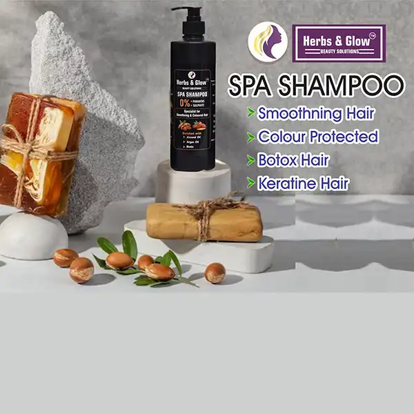 SPA Shampoo 500 ML Each, Ingredients Almond Oil, Argan Oil, and Biotin